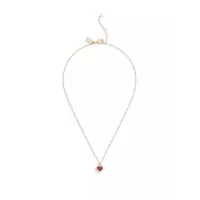 施华洛世奇(SWAROVSKI)女士项链时尚镀金仿石心形吊坠日常百搭配饰