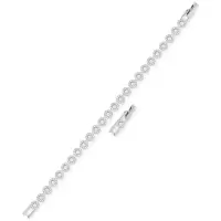 施华洛世奇(SWAROVSKI)女士手链闪耀水晶镶钻镀铑时尚百搭配饰手链