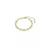 施华洛世奇(SWAROVSKI)施华洛世奇锆石镶钻金镀层混切手链女士可调节时髦百搭配饰