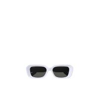 古驰(GUCCI)几何框太阳镜女醋纤材质复古时尚潮牌百搭配饰黑金蓝