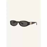 古驰(GUCCI)女士椭圆形玳瑁纹太阳镜滤光镜片时尚休闲光学眼镜