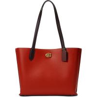 COACH 女士手提包 奢侈品 Willow系列 轻奢简雅托特包大容量通勤单肩包