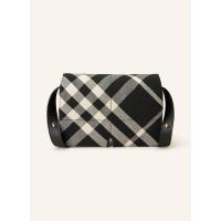 博柏利(BURBERRY)意大利进口拼接连帽单肩包多功能磁吸调节肩带休