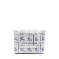 博柏利(BURBERRY)男士单肩包时尚简约防水PVC购物袋轻便尼龙手提