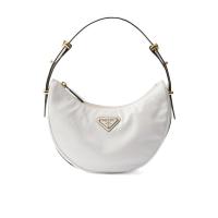 普拉达(PRADA)女士单肩包可拆卸调节手柄时尚皮革拉链设计精致优