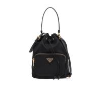 再生尼龙女士多功能水桶包时尚百搭配肩斜挎抽绳防水手提潮流单品