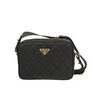 女款斜挎包拉链设计金色五金时尚简约购物包