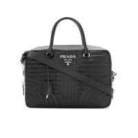 徽标细节真皮手提包长29.5cm上班族职场包