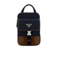 拉链闭合可拆卸肩带竖款长方形单肩包简约纯色尼龙头层夏季新款