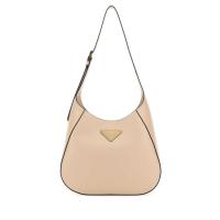 普拉达(PRADA)女士牛皮肩背包百搭精致金色五金休闲通勤单肩斜挎