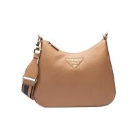 普拉达(PRADA)小牛皮女士单肩包时尚百搭配饰小牛皮纹理精致容量