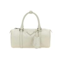 普拉达(PRADA)小牛皮女士单肩包小号时尚简约可调节可拆卸三角徽