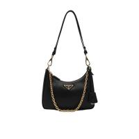 普拉达(PRADA)小牛皮迷你单肩包可调节手柄可拆卸肩带时尚百搭配