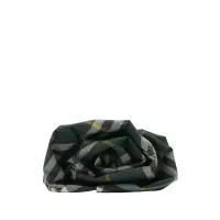 博柏利(BURBERRY)女士撞色拼接连帽休闲百搭羊羔毛单肩斜挎包