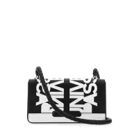 博柏利(BURBERRY)女士手拿包二色调皮革单肩包时尚百搭配饰羊皮内