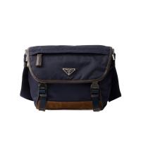 普拉达(PRADA)再生聚酰胺防尘耐磨大容量男士单肩包多功能斜挎包