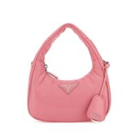 普拉达(PRADA)小羊皮迷你链条斜挎包女士短肩带手提包柔软百搭配
