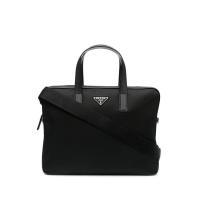普拉达(PRADA)尼龙拼萨菲亚诺材质女士单肩包大容量通勤手提斜挎