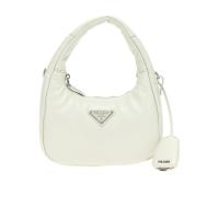 普拉达(PRADA)纳帕皮徽标单肩包小巧便携可调节肩带时尚百搭配件