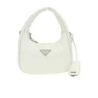 普拉达(PRADA)纳帕皮徽标单肩包小巧便携可调节肩带时尚百搭配件