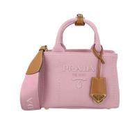 普拉达(PRADA)女士迷你单肩包双手柄可拆卸肩带大容量日常通勤手