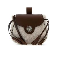 普拉达(PRADA)女士单肩包流苏翻盖设计小巧便携百搭配饰日常通勤