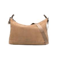 迈克·科尔斯(MICHAEL KORS)磨砂皮小牛皮拼接男士女士单肩包商务