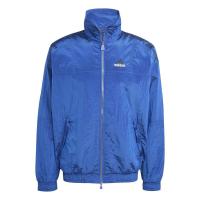 阿迪达斯(adidas)运动夹克男复古潮流宽松拼接光滑尼龙拉链防风保