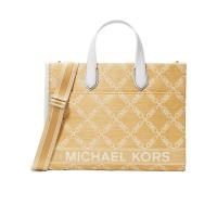 迈克·科尔斯(MICHAEL KORS)大号提花托特包女士单肩包菱形花纹可
