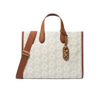 迈克·科尔斯(MICHAEL KORS)女士单肩包标志性图案人造革大容量通