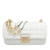 迈克·科尔斯(MICHAEL KORS)女士单肩包光学白休闲百搭配饰金属链