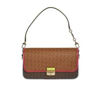迈克·科尔斯(MICHAEL KORS)女士单肩包时尚徽标印花三色拼接可调