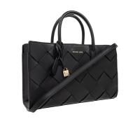 迈克·科尔斯(MICHAEL KORS)女士牛皮编织单肩包两用肩带磁力扣多