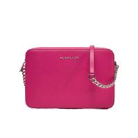 迈克·科尔斯(MICHAEL KORS)大号Saffiano皮革斜挎包可调节肩带实