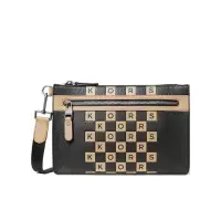 迈克·科尔斯(MICHAEL KORS)男士商务真皮拉链单肩包大容量便携休