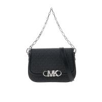 迈克·科尔斯(MICHAEL KORS)女士单肩包涂层帆布牛皮拼接徽标装饰