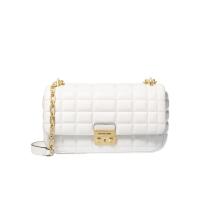 迈克·科尔斯(MICHAEL KORS)羊皮材质几何压纹单肩包大容量时尚休