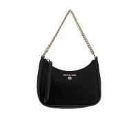 迈克·科尔斯(MICHAEL KORS)女士单肩包黑色徽标金属装饰链式肩带
