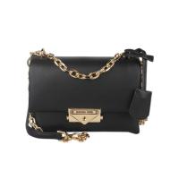 迈克·科尔斯(MICHAEL KORS)小号牛皮单肩包翻盖设计徽标点缀链式