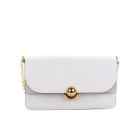 FURLA小牛皮链条肩背包女翻盖设计百搭配饰晚宴通勤手提斜挎包