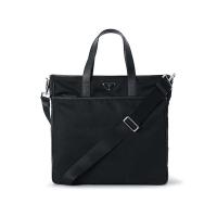 普拉达(PRADA)尼龙材质徽标装饰可拆卸肩带实用单肩包外贸潮牌休