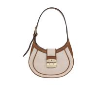 FURLA女士单肩包时尚百搭半圆造型带标志扣环可调节肩带日常通勤