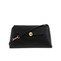 FURLA女款可调节肩带磁吸翻盖单肩包小巧便携通勤手提斜挎两用皮