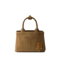 普拉达(PRADA)女款单肩包百搭时尚牛皮拼接尼龙材质手提斜挎包日