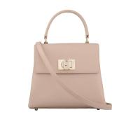 FURLA女士单肩包翻盖开合可调节可拆卸肩带顶部手柄实用百搭配件