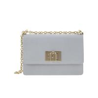 FURLA女士真皮翻盖单肩包小巧便携多功能链条斜挎手提两用包