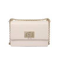 FURLA小牛皮女士单肩包迷你1927翻盖设计便携百搭配饰小羊皮手提