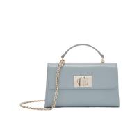 FURLA女士真皮链条单肩包翻盖设计便携小巧时尚百搭配饰手提斜挎