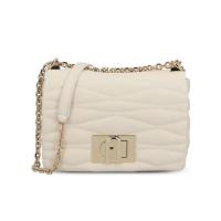 FURLA女士单肩包聚酯纤维纳帕皮革斜挎包大容量日常通勤手提潮牌