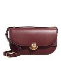 FURLA红色光滑皮革女士单肩包时尚高品质斜挎包多功能内袋金属细